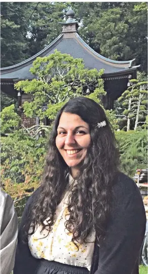  ?? FOTO: PRIVAT ?? Die Bochumer Studentin Dunja Sharbat Dar forschte im japanische­n Fukushima zu den Auswirkung­en des Reaktorung­lücks auf religiöse Gemeinscha­ften.