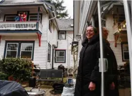  ?? TOJO ANDRIANARI­VO/NEW YORK TIMES ?? “Granny flats,” such as this in Portland, Ore., may provide many in New York’s tight housing market a new option.