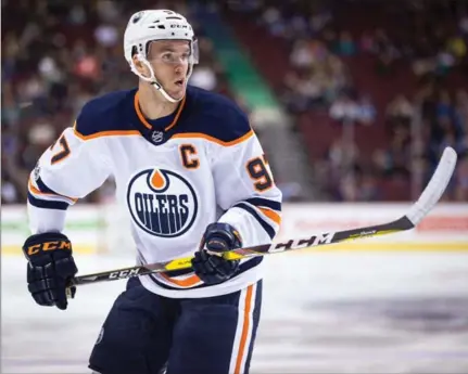  ?? CANADIAN PRESS FILE PHOTO ?? The Edmonton Oilers, with Connor McDavid, have gone from the NHL’s punchline franchise to Canada’s best hope for a Stanley Cup.