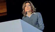  ?? (Bergamasch­i) ?? Il saluto Il presidente del Senato, Elisabetta Casellati, al congresso della Società di angiologia