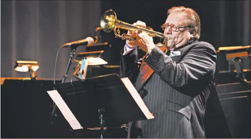  ?? JENNA SCHOENEFEL­D/FOR THE LOS ANGELES TIMES ?? Jazz trumpeter Arturo Sandoval fled Cuba nearly 30 years ago. He says he has no desire to return to his native country.