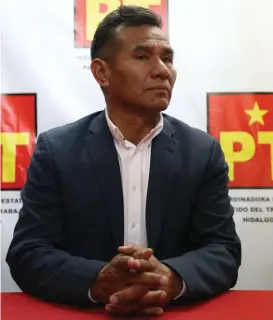  ?? JORGE SÁNCHEZ ?? Pascual Charrez Pedraza, candidato del PT.