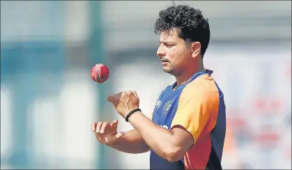  ?? PTI ?? On a pitch expected to turn from Day 1, left-arm wrist spinner Kuldeep Yadav, who last played a Test in January 2019, could finally get a look in.