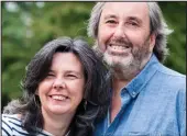  ??  ?? Due to wed: Helen Bailey and Ian Stewart