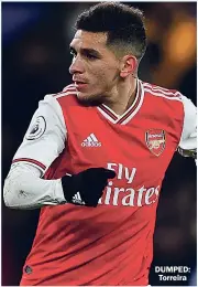  ??  ?? DUMPED: Torreira