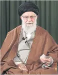  ?? AFP ?? Iran’s Ayatollah Ali Khamenei speaks yesterday to mark Iranian New Year.