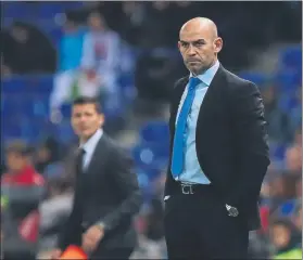  ??  ?? Paco Jémez tiene en el Eibar a una de sus bestias negras