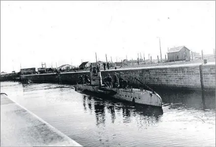  ?? TOMAS TERMOTE ?? Azote de los mares. El submarino de Ostende es un UB-II, como el de la imagen