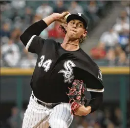  ?? CHICAGO TRIBUNE ?? White Sox pitcher Michael Kopech had little time to enjoy his debut. Just days later he was apologizin­g for offensive tweets he had made in his teens. GM Rick Hahn came to his defense, saying the tweets “don’t reflect the young man we know.”