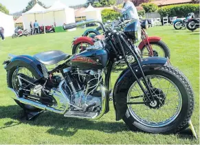  ?? ?? Mike Madden’s 61cui 1939 ‘Small Tank’ Crocker, one of less than 100 Crockers made. The fastest American motorcycle of its time, it produced 50% more horsepower than contempora­ry Harleys or Indians and was faster than most cars of that era.