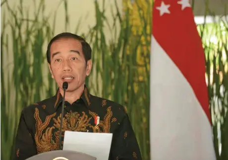  ?? 達志影像 ?? 印尼總統佐科威（Joko Widodo）表示，中美貿易戰下，全球各國都將遭殃。