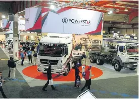  ??  ?? Truck brands from across the globe, such as Powerstar, will feature at the expo.