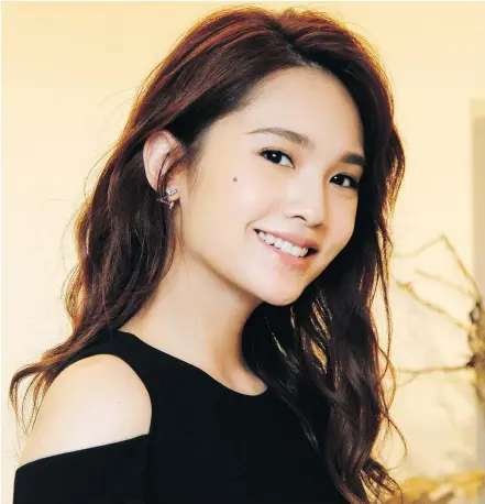  ?? — THE ASSOCIATED PRESS FILES ?? Taiwanese actress Rainie Yang says the little girl in red, an urban legend that serves as the basis for the film The Tag-Along 2, has “a far reach” in Taiwanese pop culture.
