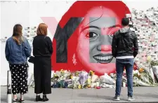  ?? Photo: Arthur Carron ?? The Savita Halappanav­ar mural on Dublin’s Richmond Street is to be moved to somewhere more permanent to preserve it, it was announced yesterday.