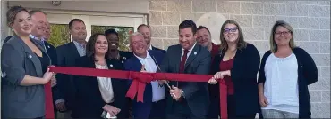  ?? SUBMITTED PHOTO ?? 1st Colonial Community Bank held a ribbon cutting Oct. 20for its newest branch in Limerick. The new location is the first Pennsylvan­ia branch for the New Jersey-based 1st Colonial.