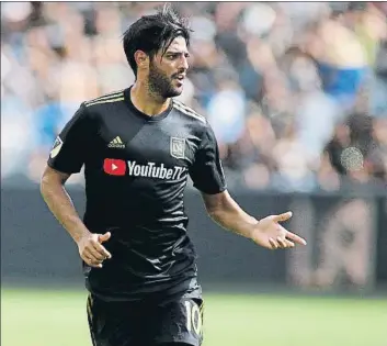  ?? FOTO: GETTY IMAGES ?? Carlos Vela (29 años) marcó 14 goles en 26 partidos con Los Angeles FC en la pasada Major League Soccer