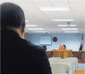  ?? FOTO: SILVIA COTO ?? La pena será dictada por la jueza Irene Barrantes.