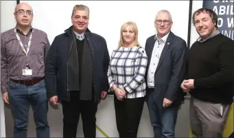  ??  ?? TOP: Riona McCoy from LEO Louth, Donal Traynor from Community Finance Ireland with John Evoy and Lisa Hynes of the Social Innovation Fund at the Social Innovation Fund roadshow which took place in The Mill
ABOVE: At the Social Innovation Fund roadshow which took place in The Mill last week were Patrick Bergin from State Street, Egidio Magliocca from Malta Access Developmen­t Centre, Cathriona Culligan from Boomerang Cafe, Shane Doyle from State Street and John Evoy from Social Innovation Fund.