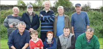  ??  ?? The Woodsmen team. Back (from left): Phil Mahon, Liam Bond, Michael Redmond, John Giltrap, Seán Redmond. Front (from left): Chris McDonald, Larry Connors, Gerry Connors, Paddy Connors, TomConnors.