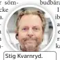  ?? FOTO: JOHANNES ÄNG ?? Stig Kvarnryd.