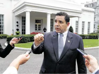  ?? Associated Press file photo ?? Rep. Henry Cuellar, D-Laredo, has joined Republican lawmakers from Texas to urge passage of the USMCA. “(We have the votes), but we want labor on board,” he said.