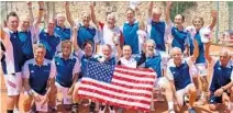  ?? PHOTO/COURTESY ?? Lauderdale Tennis Club head tennis profession­al Todd Rubinstein coached the USA Grand Masters team at the 20th annual World Maccabiah Games in Israel. The athletes on the squad ranged in age from 65 to over 80.