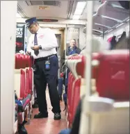  ?? Hearst Connecticu­t Media file photo ?? Metro-North admits to losing money by not collecting all tickets, but says it would lose even more if additional conductors were hired to do so.