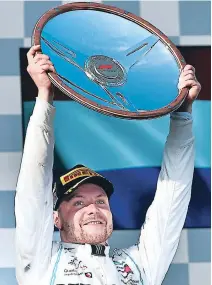  ?? FOTO: AFP ?? Bottas comienza 2019 con una revancha.