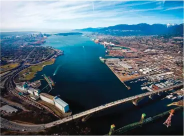  ??  ?? DP World has made investment­s in Canada, including the container terminal in the port of Vancouver.