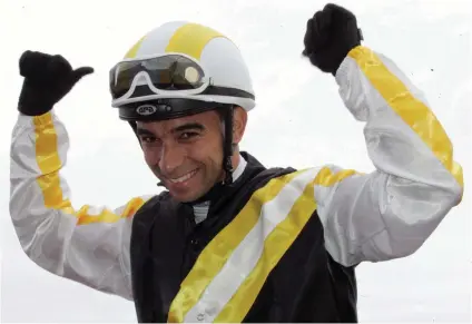  ??  ?? SUPERSTAR. Brazilian Joao Moreira rides in Singapore and will represent Team Asia at the Premier Gateway Internatio­nal Jockeys Challenge on 25 September.