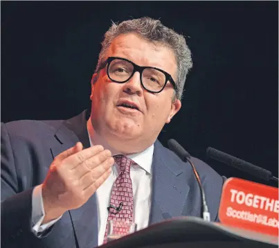  ?? Picture: PA. ?? Labour deputy leader Tom Watson wants to introduce sanctions on newspapers for data protection disputes.