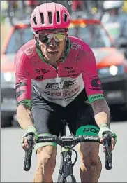  ?? FOTO: EFE ?? Urán busca sensacione­s en la Vuelta tras el KO del Tour