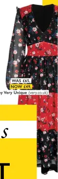  ??  ?? WAS £65, NOW £49, V by Very Unique (very.co.uk)