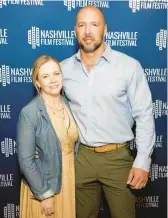  ?? JASON KEMPIN/GETTY 2022 ?? Melissa Joan Hart and Mark Wilkerson have children who attend a Nashville school next to Christian Covenant, where a shooting took place this week.
