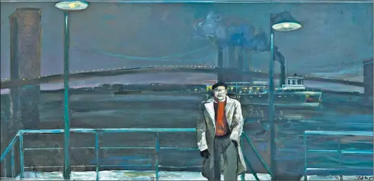  ?? ?? BONEVARDI EN NUEVA YORK. Retratado en el lugar donde el artista se había radicado tras ganar la beca Guggenheim.