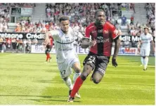  ??  ?? Marcus Thuram et les Guingampai­s voudront absolument prendre les trois points face à Toulouse.