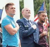  ??  ?? The country went nuts for National Guardsman Skarlatos, U.S. Airman Stone and Sadler. AP