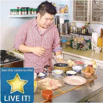  ??  ?? Catch chef Sharwin Tee’s segment on YouTube as he shares with us his essential ingredient­s for solo living.