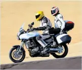  ??  ?? Kawasaki Versys 1000 great two-up tourer
