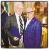  ?? Catherine Bigelow / Special to The Chronicle ?? S.F.-Cork Sister City Chairman Diarmuid Philpott (left) and Olympic Club President Dan Dillon at City Hall.