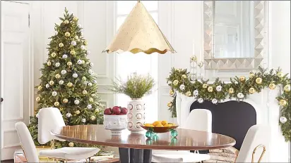  ?? ?? The festive décor will raise our Christmas spirits in our private moments at home. So, which decorative features suit our homes the best?