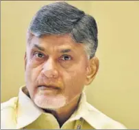  ?? HT FILE/MOHD ZAKIR ?? Andhra Pradesh chief minister and TDP chief N Chandrabab­u Naidu alleged that the BJP is tarnishing his reputation.