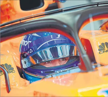  ?? FOTO: EFE ?? Fernando Alonso sólo pudo ser duodécimo en la combinada de tiempos de la primera jornada de libres del GP de Francia de F1