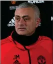  ??  ?? Man United boss Mourinho