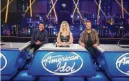  ?? Eric McCandless/Washington Post News Service ?? “American Idol” judges Lionel Richie, left, Katy Perry and Luke Bryan during Season 19.