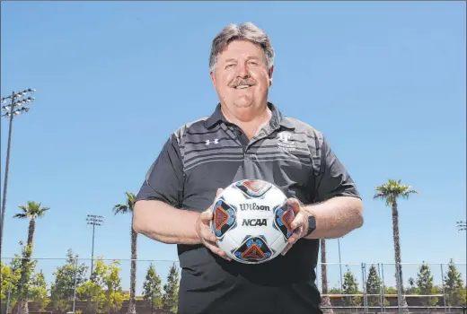  ?? Erik Verduzco Las Vegas Review-journal @Erik_verduzco ?? Bob Chinn, who led Faith Lutheran girls soccer to a state title — the first Class 4A state team title in school history — is the Review-journal’s Nevada Preps Coach of the Year.