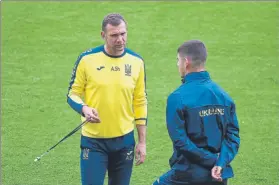  ?? FOTO: EFE ?? Shevchenko podría lograr un hito con la selección de Ucrania