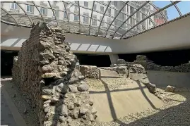  ?? JILL WORRALL ?? Roman-era ruins were discovered during excavation­s for a new metro station in Sofia.