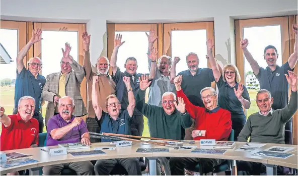  ?? ?? All smiles at Carnoustie Memories after receiving a Queen’s Award for Voluntary Service.