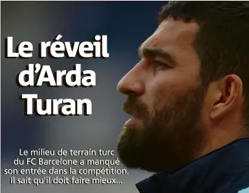  ?? (Photos AFP) ?? Capitaine, Ardan Turan n’a pas convaincu lors de la défaite des siens contre la Croatie (-).